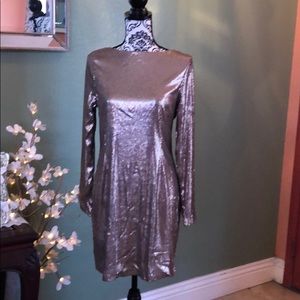 Gold champagne dress